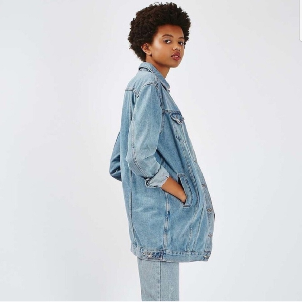 Topshop Oversized Denim Jacket